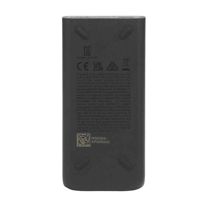 JBL Battery 200 with Charging Case - Black - An easy-to-replace spare battery with charging case - Detailshot 2 image number null