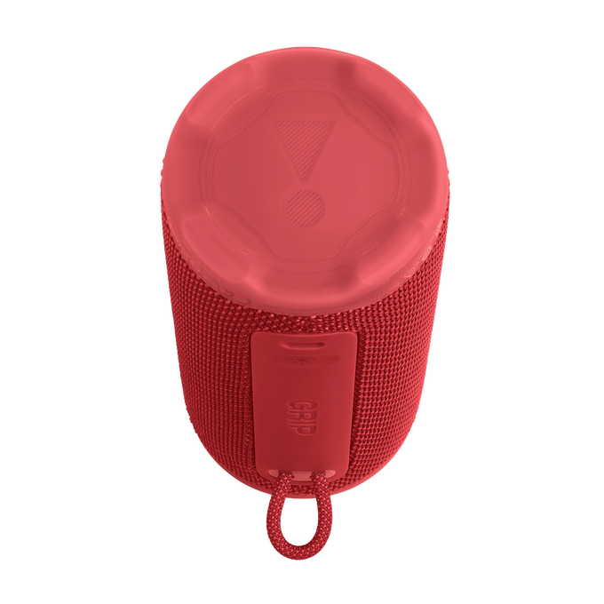 JBL Grip - Red - Compact Bluetooth speaker with bold JBL Pro Sound and ambient light - Bottom image number null