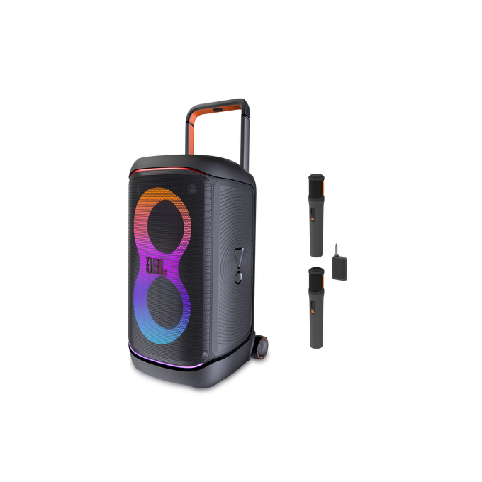 JBL PartyBox 520 - Black - Portable battery-powered party speaker with powerful and loud sound - Hero image number null
