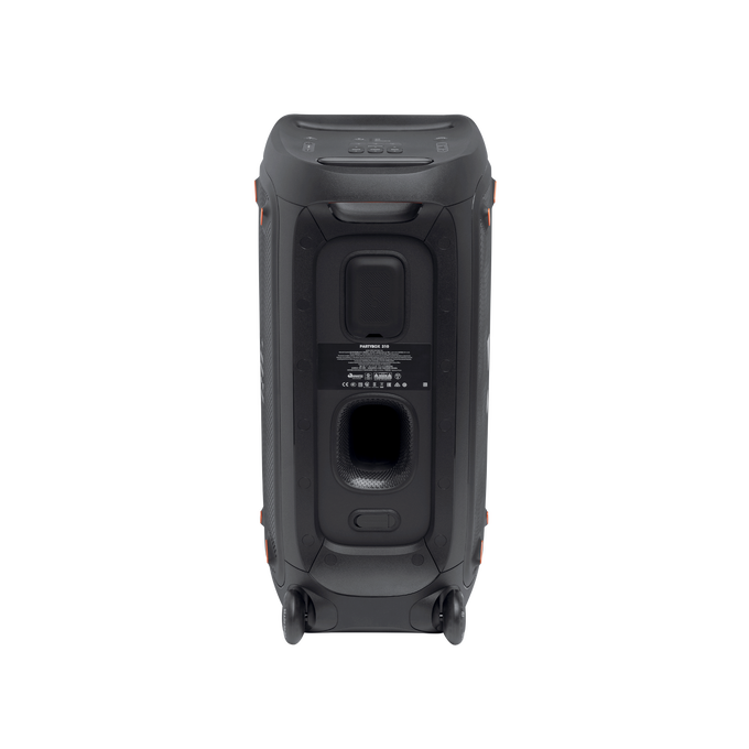 JBL Partybox 310 - Black - Portable party speaker with dazzling lights and powerful JBL Pro Sound - Back image number null