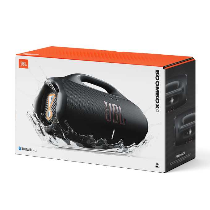 JBL Boombox 4 - Black - Most powerful JBL portable waterproof speaker with massive JBL Pro Sound - Detailshot 3 image number null