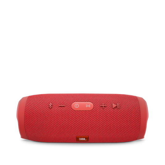 JBL Charge 3 - Red - Full-featured waterproof portable speaker with high-capacity battery to charge your devices - Detailshot 2 image number null