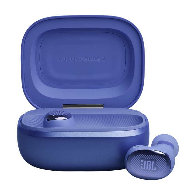 JBL Live Buds 4 - Blue - True wireless Noise Cancelling earbuds - Bottom image number null