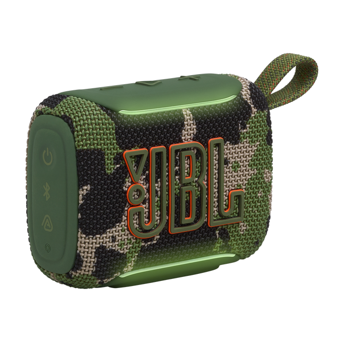 JBL Go 5 - Squad - Ultra-portable waterproof and drop-proof speaker with JBL legendary sound and ambient edge lighting - Hero image number null