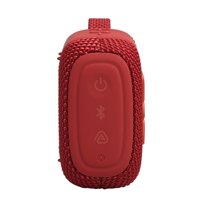 JBL Go 5 - Red - Ultra-portable waterproof and drop-proof speaker with JBL legendary sound and ambient edge lighting - Right image number null