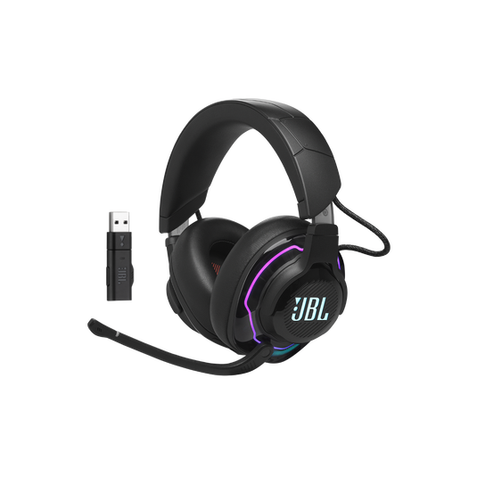 JBL Quantum 910 Wireless - Black - Wireless over-ear performance gaming headset with head  tracking-enhanced, Active Noise Cancelling and Bluetooth - Detailshot 13 image number null