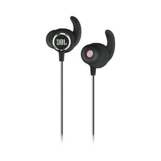 JBL REFLECT MINI 2 - Black - Lightweight Wireless Sport Headphones - Detailshot 1 image number null