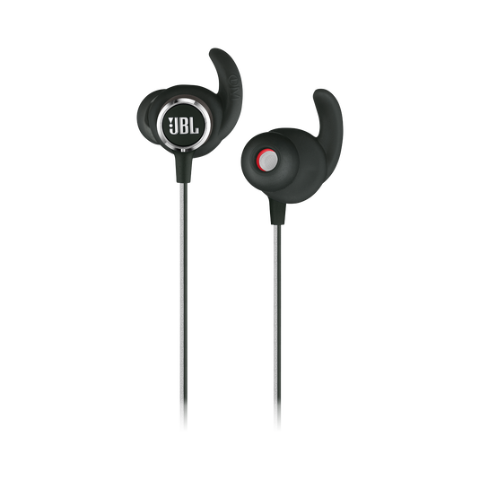 JBL REFLECT MINI 2 - Black - Lightweight Wireless Sport Headphones - Detailshot 1 image number null