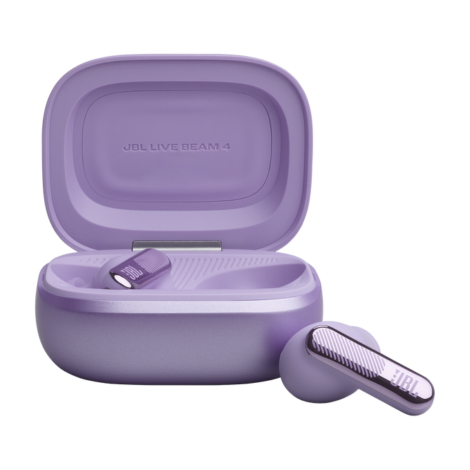 JBL Live Beam 4 - Purple - True wireless Noise Cancelling earbuds - Bottom image number null