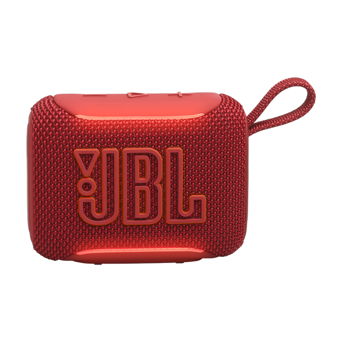 JBL Go 5 - Red - Ultra-portable waterproof and drop-proof speaker with JBL legendary sound and ambient edge lighting - Front image number null