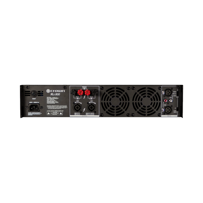 XLi 800 - Grey - Two-channel, 300W @ 4Ω power amplifier - Back image number null