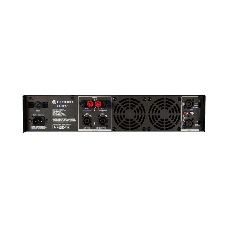 XLi 800 - Grey - Two-channel, 300W @ 4Ω power amplifier - Back image number null