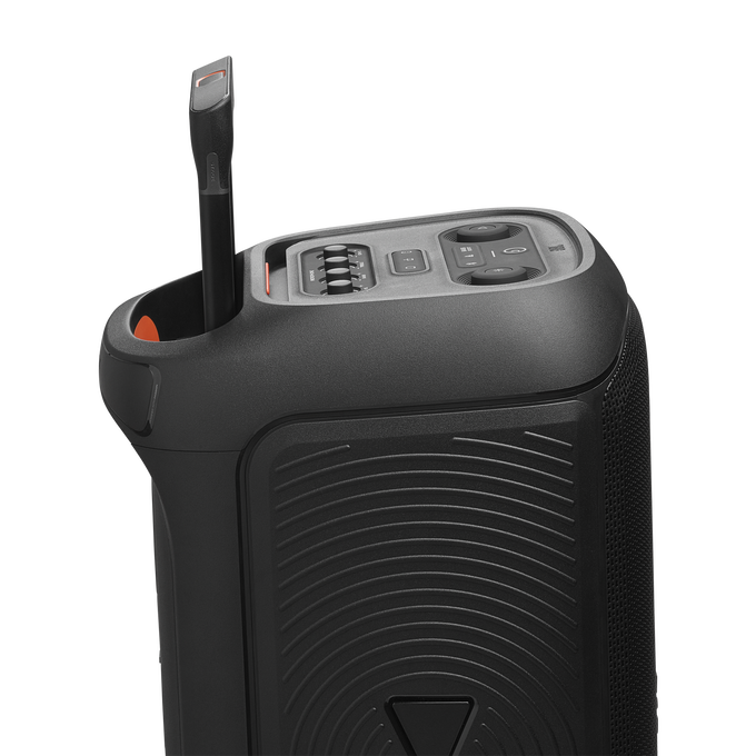 JBL PartyBox Stage 320 - Black - Portable party speaker with wheels - Detailshot 2 image number null