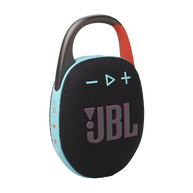 JBL Clip 5 - Black and Orange - Ultra-portable waterproof speaker - Hero