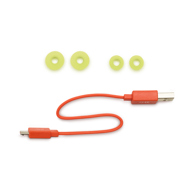 JBL Endurance RUNBT - Lime - Sweatproof Wireless In-Ear Sport Headphones - Detailshot 4 image number null