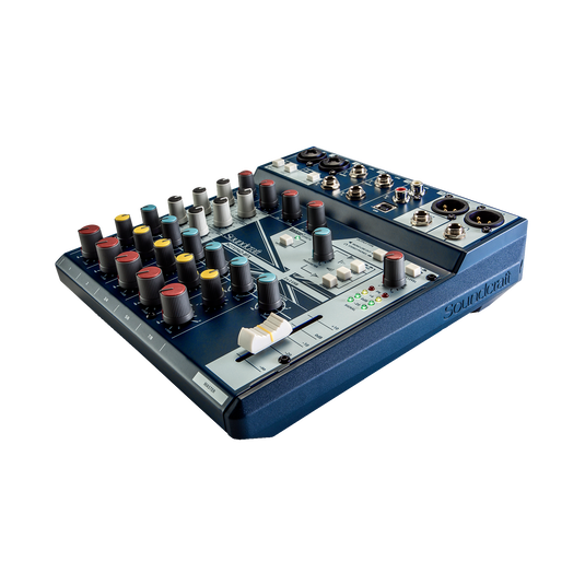 Notepad-8FX | Small-format analog mixing console with USB I/O and