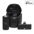 JBL Quantum Stream Wireless Lightning - Black - Wearable wireless streaming microphone for Lightning connection - Hero