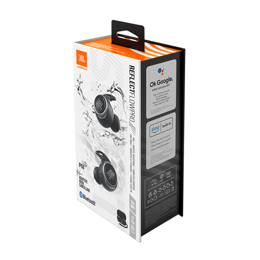 JBL Reflect Flow Pro - Black - Waterproof true wireless Noise Cancelling active sport earbuds - Detailshot 10 image number null