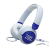 JBL Junior 320 - Blue - Wired on-ear kids headphones - Hero