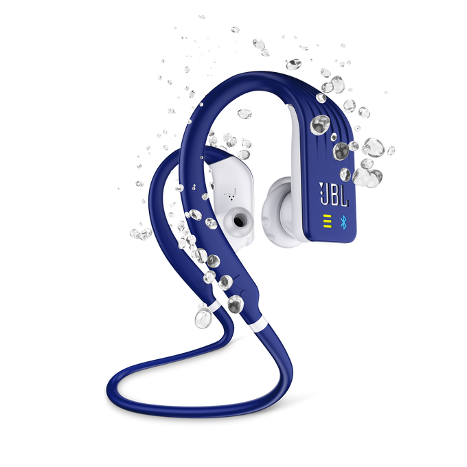JBL Endurance DIVE - Blue - Waterproof Wireless In-Ear Sport Headphones with MP3 Player - Hero image number null