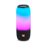JBL Pulse 3 - Black - Waterproof portable Bluetooth speaker with 360° lightshow and sound. - Hero