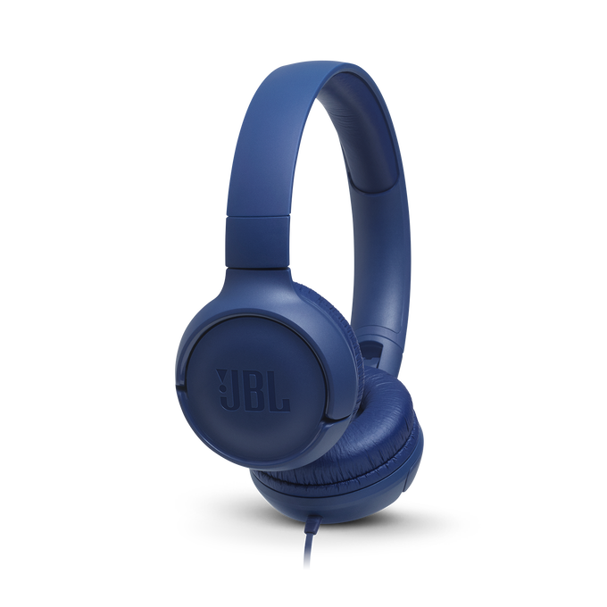 JBL Tune 500 - Blue - Wired on-ear headphones - Hero image number null