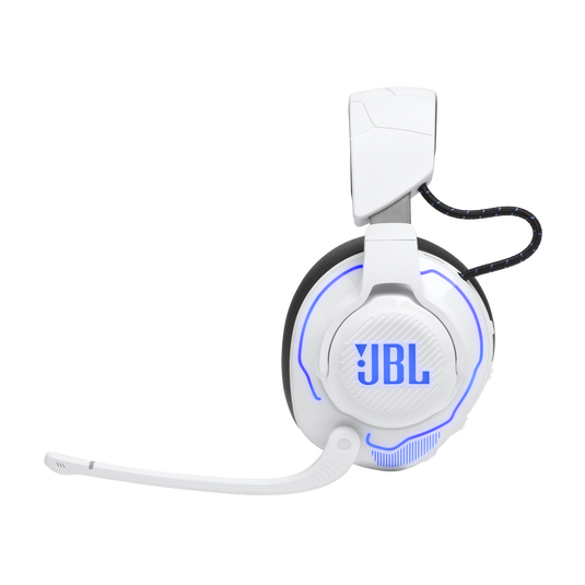 JBL Quantum 910P, Casque Gaming double connexion sans Fil pour PlayStation  et compatible multi plateforme, Réduction de Bruit Active et Son Signature  Quantum, 37h d'autonomie, Blanc : : High-Tech