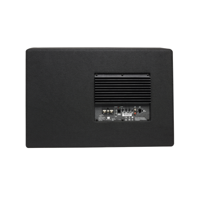 JBL BassPro 12 - Black - 12" (300mm) Car Audio Powered Subwoofer System with Slipstream Port Technology - Back image number null