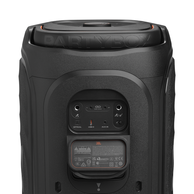 JBL PartyBox 130 - Black - Portable party speaker with JBL legendary sound, a dynamic lightshow and a foldable ergonomic handle - Detailshot 2 image number null