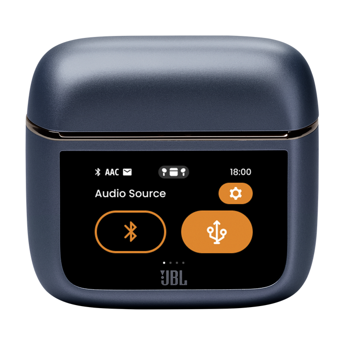 JBL Tour Pro 3 - Blue - True Wireless Noise Cancelling earbuds with Smart Charging Case&trade; - Detailshot 1 image number null