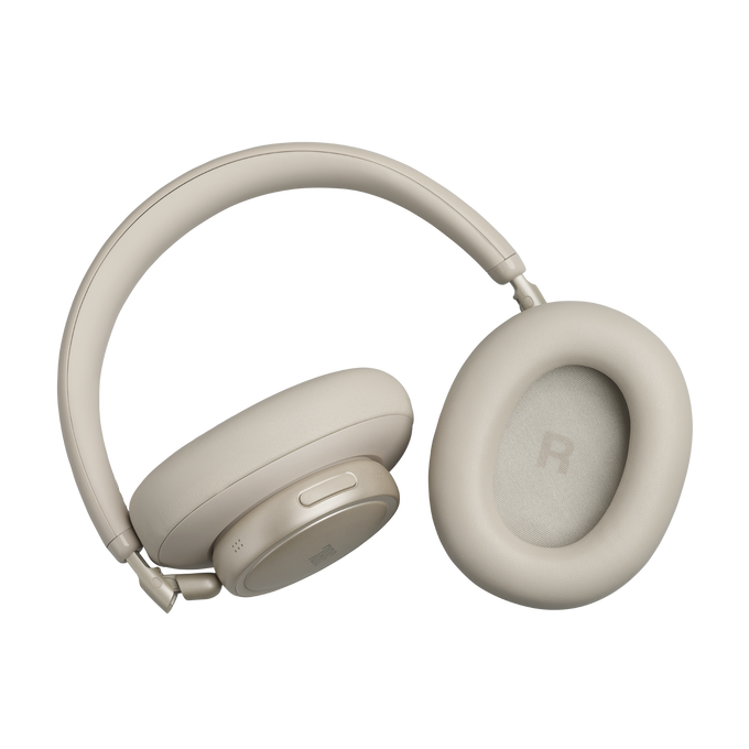 JBL Live 780NC - Sand - Wireless over-ear Noise Cancelling headphones - Detailshot 2 image number null