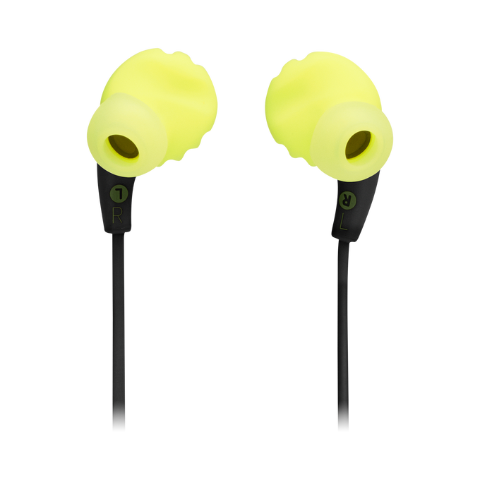 JBL Endurance RUNBT - Lime - Sweatproof Wireless In-Ear Sport Headphones - Back image number null