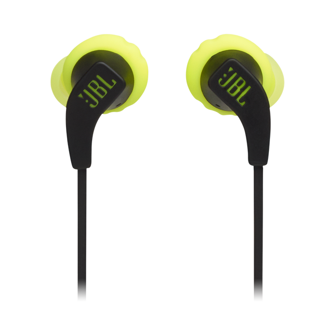 JBL Endurance RUNBT - Lime - Sweatproof Wireless In-Ear Sport Headphones - Front image number null