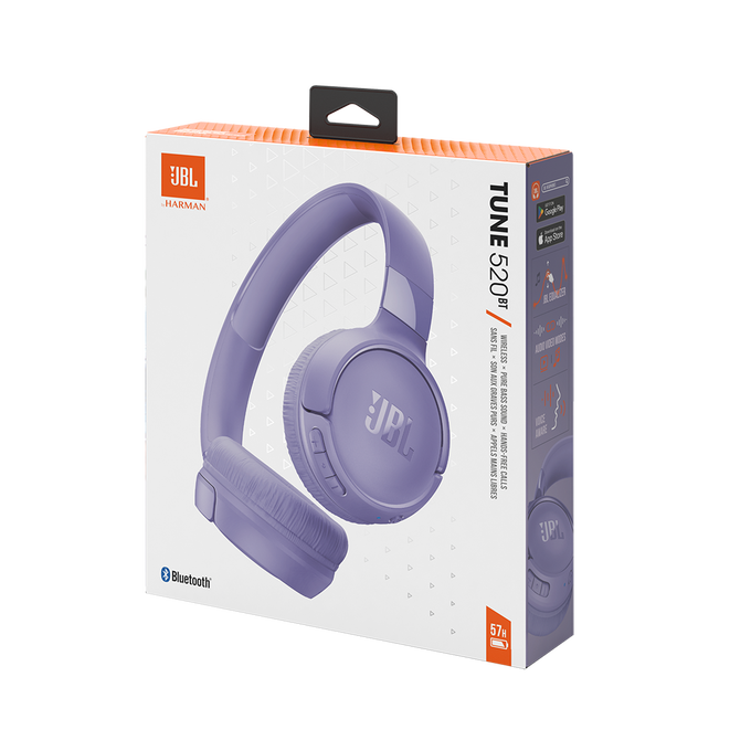 JBL Tune 520BT - Purple - Wireless on-ear headphones - Detailshot 10 image number null