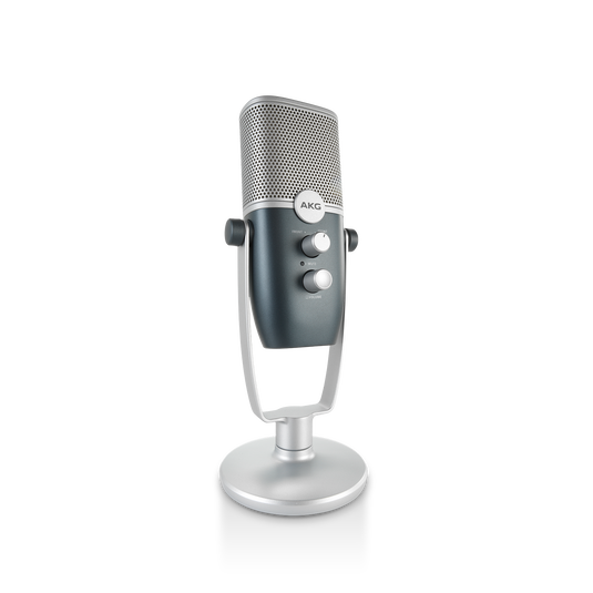 AKG Ara - Blue - Professional Two-Pattern USB Condenser Microphone - Detailshot 4 image number null