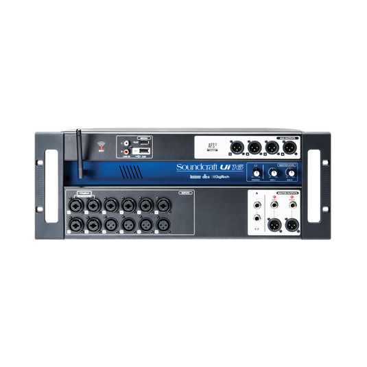 Ui16 - Black - 16-input remote-controlled digital mixer - Front image number null