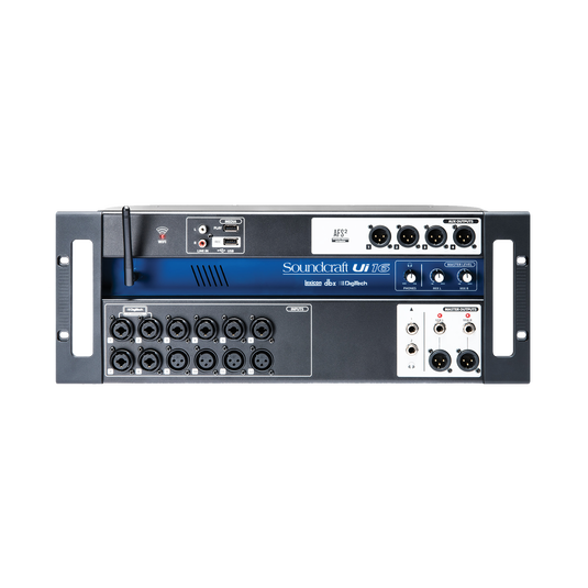 Ui16 - Black - 16-input remote-controlled digital mixer - Front image number null