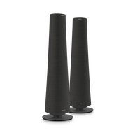 Harman Kardon Citation Tower - Black - Smart Premium Floorstanding Speaker that delivers an impactful performance - Hero