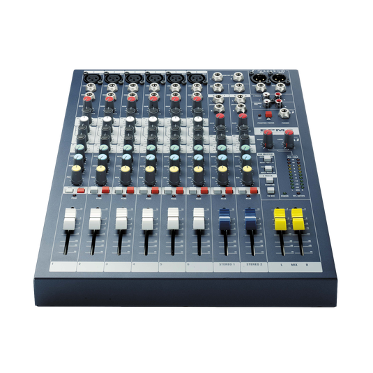 EPM6 - Dark Blue - A multipurpose mixer that carries the hallmarks of Soundcraft’s professional heritage. - Detailshot 1 image number null