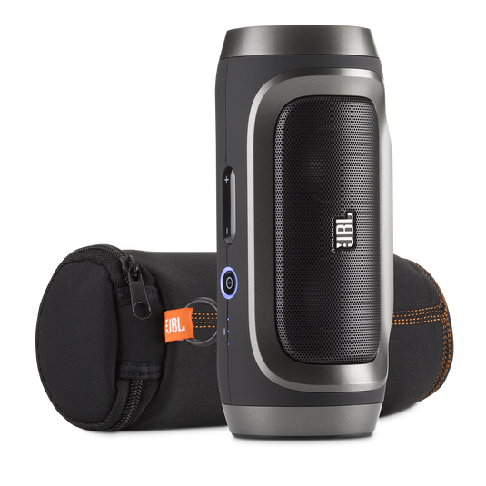 JBL Charge - Black / Silver - Portable Wireless Bluetooth Speaker with USB Charger - Detailshot 2 image number null