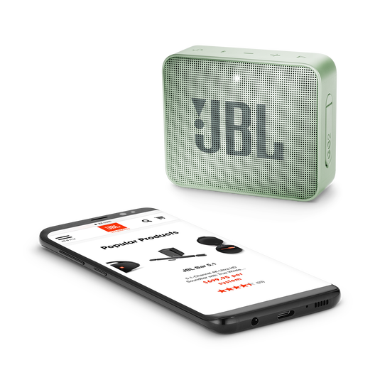 JBL Go 2 - Seafoam Mint - Portable Bluetooth speaker - Detailshot 3 image number null