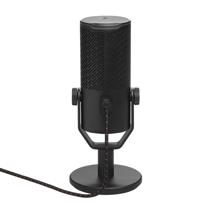 JBL Quantum Stream Studio - Chrome - Quad pattern premium USB microphone for streaming, recording and gaming - Back image number null