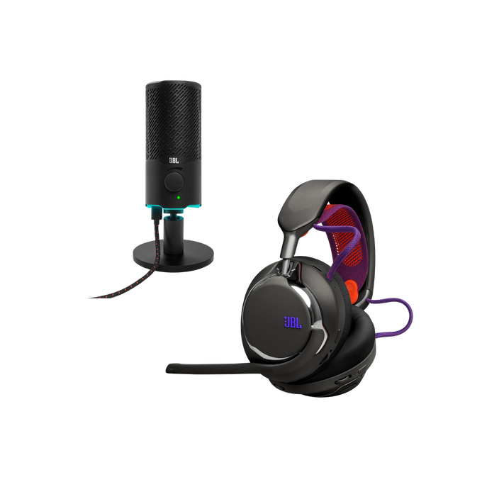 JBL Quantum 950 - Black - Wireless multiplatform gaming headset with adaptive Noise Cancelling - Hero image number null