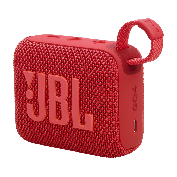 JBL Go 4 - Red - Ultra-Portable Bluetooth Speaker - Detailshot 1 image number null