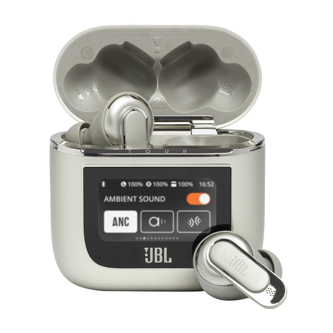 JBL Tour Pro 2 - Sand - True wireless Noise Cancelling earbuds - Hero image number null