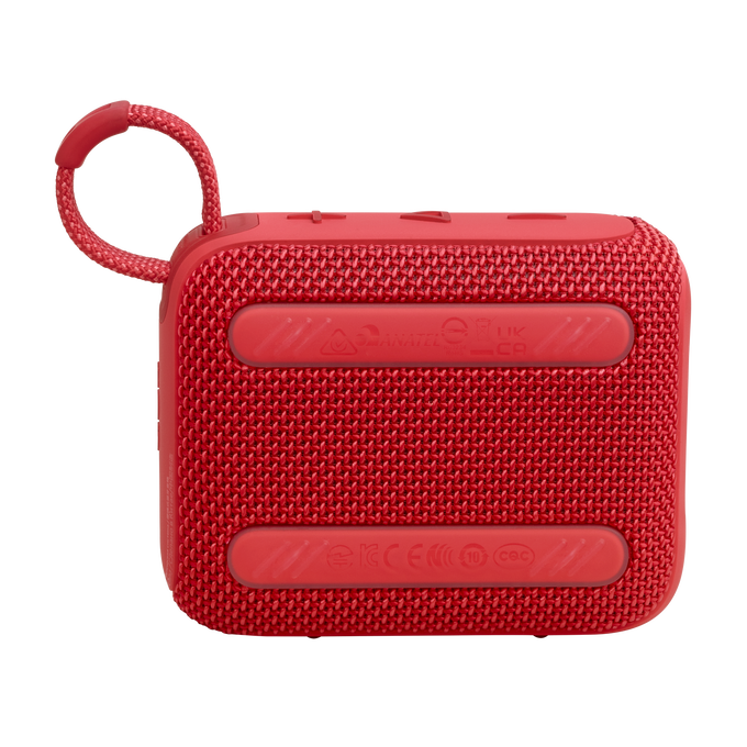 JBL Go 4 - Red - Ultra-Portable Bluetooth Speaker - Back image number null