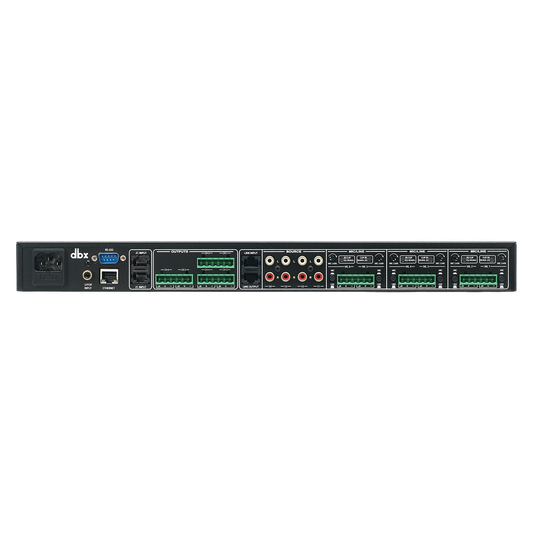 ZonePro 1261m - Black - 12x6 Digital Zone Processor - Back image number null