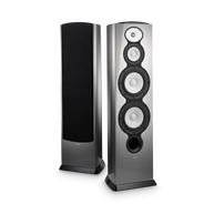 F228Be - Silver - 3-way Dual 8" Floorstanding Loudspeaker - Hero