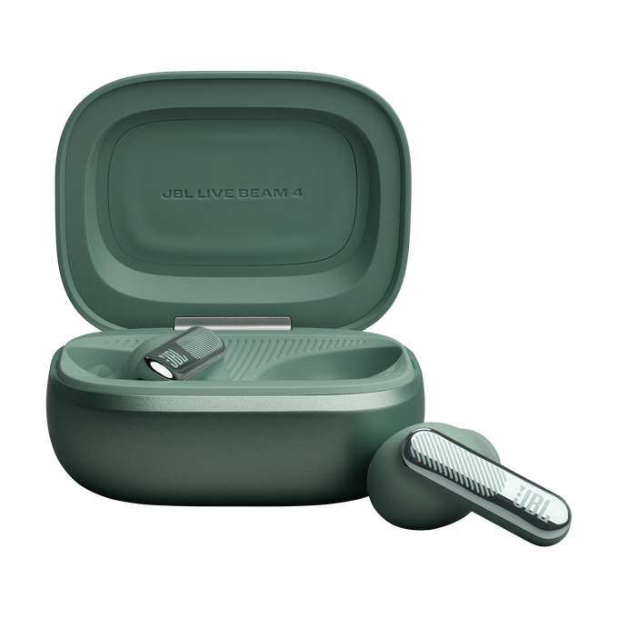 JBL Live Beam 4 - Green - True wireless Noise Cancelling earbuds - Bottom image number null