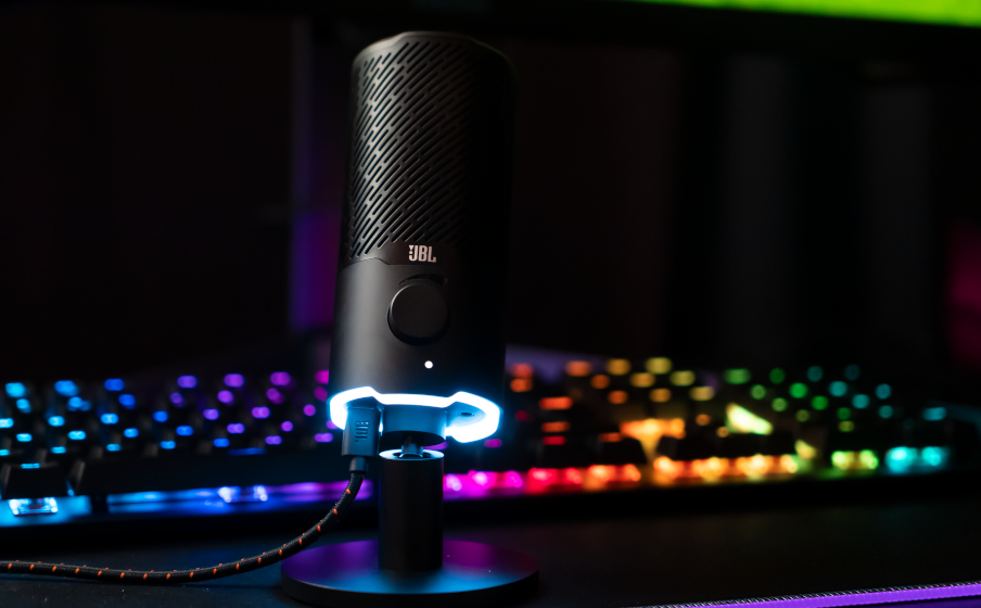 JBL Quantum Stream | Dual pattern premium USB microphone for streaming,  recording and gaming